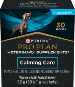 Purina Pro Plan Veterinary Supplements Calming Care Powdered Dog Calming Probiotic - 1 g Sachet (30 Pack)