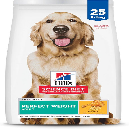 Hill's Science Diet Adult Perfect Weight Chicken Recipe Dry Dog Food 11.34 kg Bag