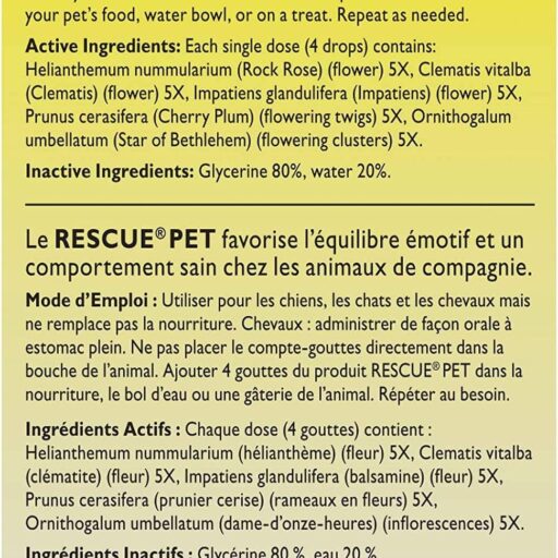 Bach RESCUE PET Dropper 10mL 1A