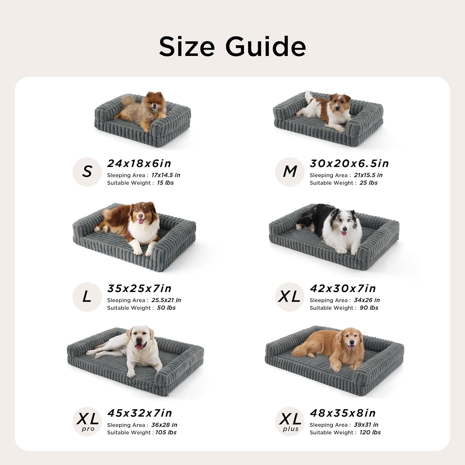 Bedsure Orthopedic Dog Bed for Small Dogs - Image 2
