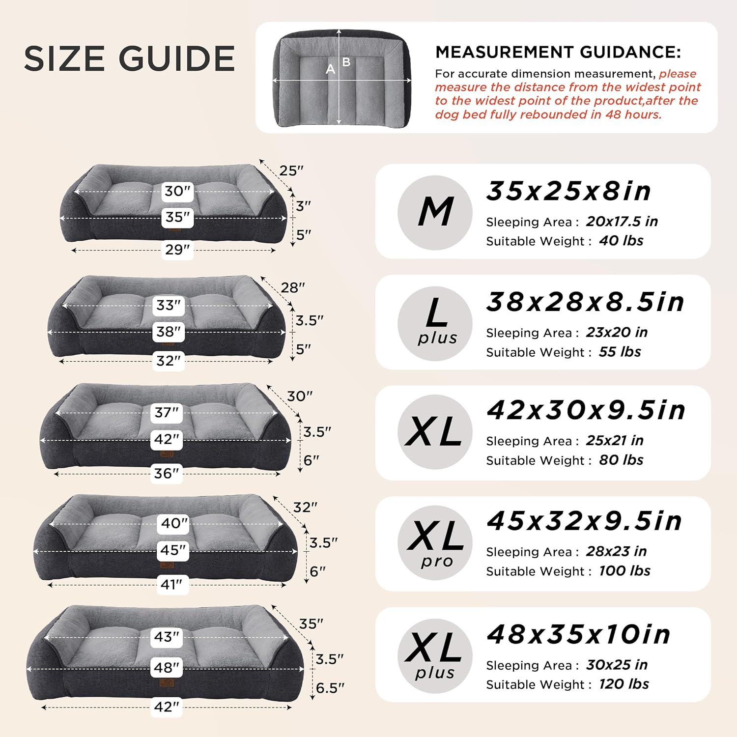 Bedsure SupportMax Orthopedic Dog Bed - Image 3