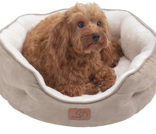 Bedsure Small Dog Bed Round