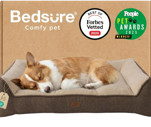 Bedsure SupportMax Orthopedic Dog Bed