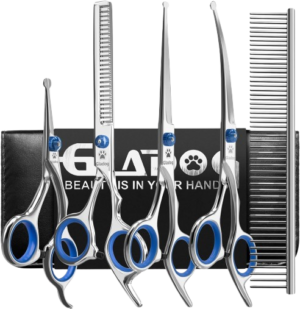 GLADOG Dog Grooming Scissors Kit