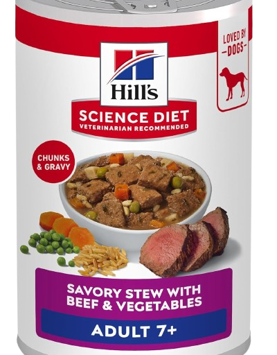 Hill's Science Diet Adult 7+ Wet Dog Food (Case of 12 Cans)