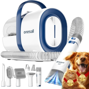 Professional Pet Grooming Vacuum with 7 Pet Grooming Tools